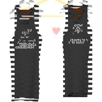 アイラブ・Amami 奄美大島（I Love ハート）【47都道府県】Jimo-T ジモティ お土産 面白い タンクトップ - Kawaiitshirt