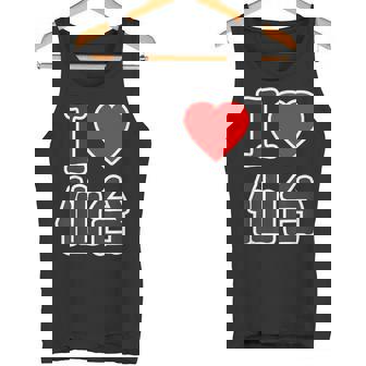 アイラブ・仙台（I Love ハート）宮城県 Big 大きな文字【47都道府県】ジモtティ 旅行お土産 面白 タンクトップ - Kawaiitshirt