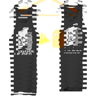 アイ・イート・アスベスト・ファニー・カーズ・チキン・ナゲット・ミーム タンクトップ - Kawaiitshirt