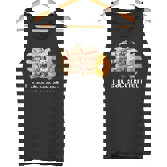 アイ・イート・セメント・ファニー・カーズ・クライング・キャット・ミーム タンクトップ - Kawaiitshirt