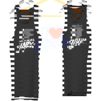 アイ・ラブ・シンガポール タンクトップ - Kawaiitshirt