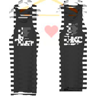 アイ・ラヴ・ハート・テオ・セオドア タンクトップ - Kawaiitshirt