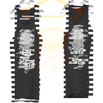 アジア料理 炒飯丼 ご飯好き 食通 タンクトップ - Kawaiitshirt