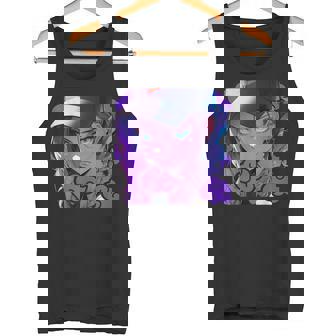 アニバエオタク美少女アニメ少女 紫髪ミステリアス タンクトップ - Kawaiitshirt