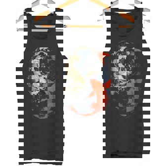 アニメ 日本の鯉 魚 陰陽 アート タンクトップ - Kawaiitshirt