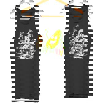 アボカド リラックス 持株 おやつ アート フルーツ モチーフ アボカド タンクトップ - Kawaiitshirt