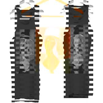 アメデオ モディリアーニのジャンヌ・ヘブターヌ 大きな帽子 タンクトップ - Kawaiitshirt