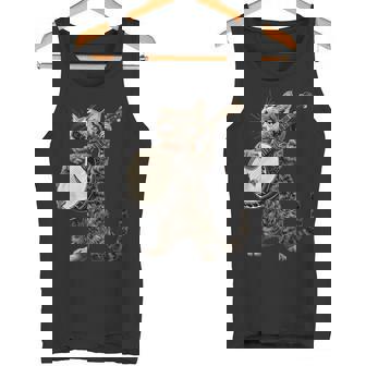 アメリカンショートヘアキャット ブルーグラス バンジョープレイヤー タンクトップ - Kawaiitshirt