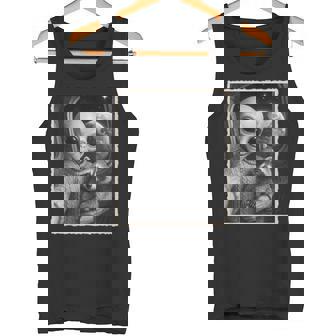 アライグマとエイリアンセルフィー、Ufo&地球写真、面白いエイリアン タンクトップ - Kawaiitshirt