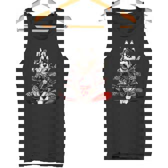 アラスカンマラミュート犬 和風 サムライ犬 タンクトップ - Kawaiitshirt