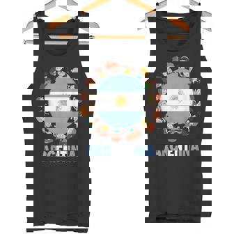 アルゼンチン国旗 ヒスパニック文化遺産月間 アルゼンチン キッズ タンクトップ - Kawaiitshirt