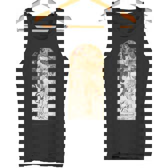 アルフォンス・マリア・ミュシャの「四季」-秋 タンクトップ - Kawaiitshirt