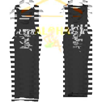 アロハ ハワイアン レトロ ヴィンテージ ピンナップガール ハワイ タンクトップ - Kawaiitshirt