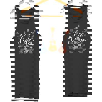 アロハ漫画 ウクレレ ハワイ ウケ ライフスタイル ウクレレ タンクトップ - Kawaiitshirt