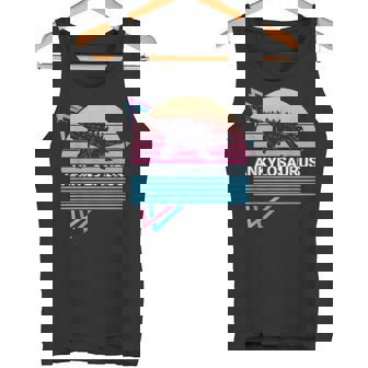 アンキロサウルス 恐竜 レトロ タンクトップ - Kawaiitshirt