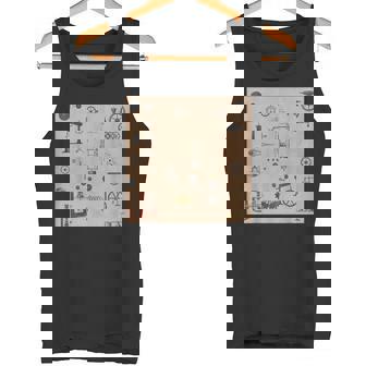 アンティークエンジニアリング機械科学パターン タンクトップ - Kawaiitshirt