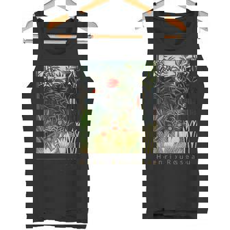 アンリ・ルソー 森の中の猿とオウム タンクトップ - Kawaiitshirt