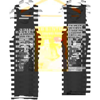 アールヌーボー アブサン ビクトリア朝 カップル テーブル タンクトップ - Kawaiitshirt