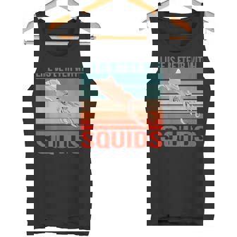 イカ ライフ・イズ・ベター 烏賊 イカ タンクトップ - Kawaiitshirt