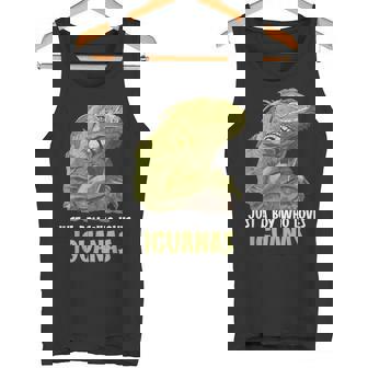 イグアナ・イグアナが大好きな男の子だけ。 タンクトップ - Kawaiitshirt