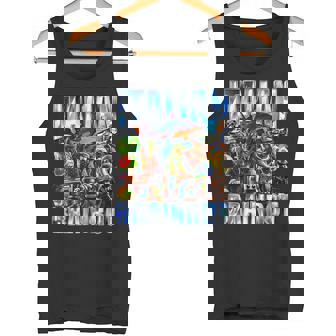 イタリア ブレイン ブートレッグ レトロ ミーム シャーク トラレロ トラララ タンクトップ - Kawaiitshirt