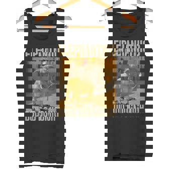 イタリアンブレインロットキャラクター エレファントニオ・ドードー ドッグマイ・ミーム タンクトップ - Kawaiitshirt