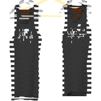 イタリア製グレイハウンド ハートビート ドッグラバー。 タンクトップ - Kawaiitshirt