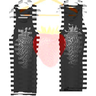イチゴ イラスト アート フルーツ グラフィック モチーフ タンクトップ - Kawaiitshirt