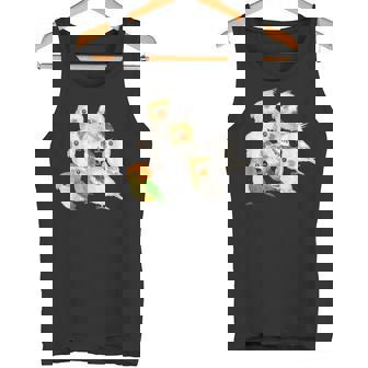 インコ かわいい 小鳥 ペット おもしろ 動物 イラスト タンクトップ - Kawaiitshirt