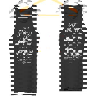 ウエスト・ハイランド・ホワイト・テリア・ウェスティ毎日のやることリスト犬 タンクトップ - Kawaiitshirt