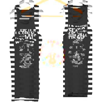 ウクレレで人生はもっと良い-ウクレレ愛好家 タンクトップ - Kawaiitshirt