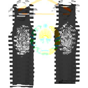 ウズベキスタン 紋章 旗 ウズベキスタン タンクトップ - Kawaiitshirt