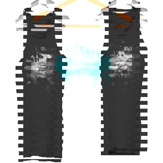 メンズ ウミガメ 風景 亀 タンクトップ - Kawaiitshirt