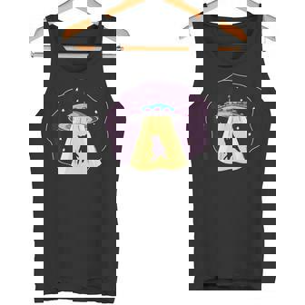 エイリアン Ufo ファニー キャット おもしろ 猫好き 猫飼い 猫 ネコ ねこ 黒猫 くろねこ好き 面白い タンクトップ - Kawaiitshirt