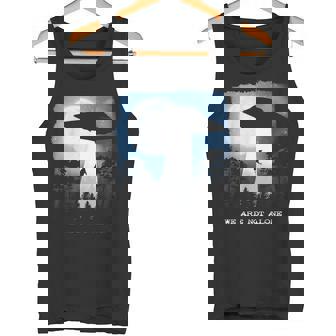 エイリアン アブダクション 牛 Ufo We Are Not Alone ギフト タンクトップ - Kawaiitshirt