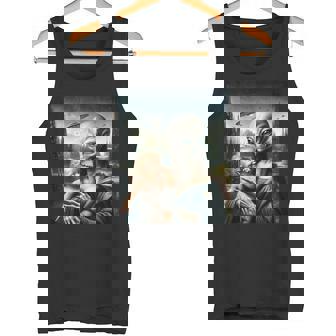 エイリアンホールディングヒューマンベイビーufo地球外接触tシャツ タンクトップ - Kawaiitshirt