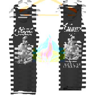 エクアドル コトパクシ国立公園 レトロ ラマ お土産 ハイキング タンクトップ - Kawaiitshirt