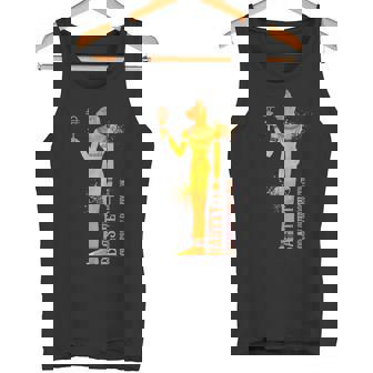 エジプトの女神バステトの彩色画 タンクトップ - Kawaiitshirt