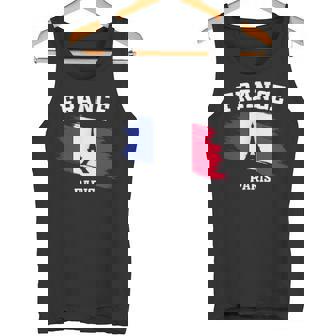 エッフェル塔 パリ フランス フランス 国旗 バケーション パリ タンクトップ - Kawaiitshirt