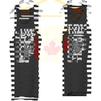 エルボーズアップ カナダ カナダ国旗 プライド 北 強い メープルリーフ タンクトップ - Kawaiitshirt