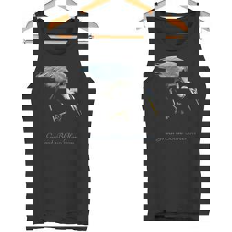 オオアオサギ 鳥類学 タンクトップ - Kawaiitshirt