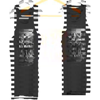 オオカミの部族 野生動物 ウルフ マウンテン タンクトップ - Kawaiitshirt