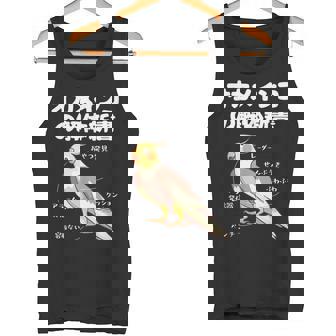 オカメインコの解体新書 インコ好き かわいい 鳥ジョーク 鳥好き インコの飼い主 いんこの飼い主 インコ タンクトップ - Kawaiitshirt