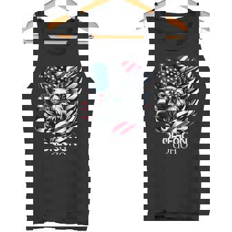 オレゴン州オハイオ州 7月4日 アメリカ国旗 タンクトップ - Kawaiitshirt