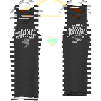 オーク フラッグ ハート オブ モーリタニア エンブレム National Pride & Unity タンクトップ - Kawaiitshirt