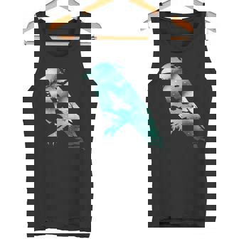 オーディンブラックカラスギフトバイキングレイヴンシルエット タンクトップ - Kawaiitshirt