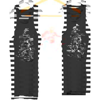 オートバイ アメリカン バイク おもしろ パロディ バイカー トランプ ライダー クルーザー モーターサイクル No3 タンクトップ - Kawaiitshirt