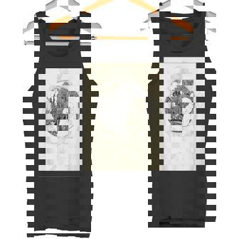 オーブリー・ビアズリー作「ミニッツのピエロ」1897 タンクトップ - Kawaiitshirt