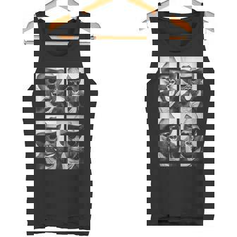 カウボーイ ゴリラ サングラス付き 動物 写真 ブース ウエスタン タンクトップ - Kawaiitshirt