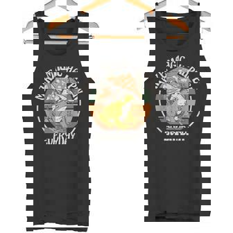 カエルとキノコ 毎日魔法を起こしましょう。 タンクトップ - Kawaiitshirt